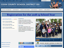 Tablet Screenshot of district130.org